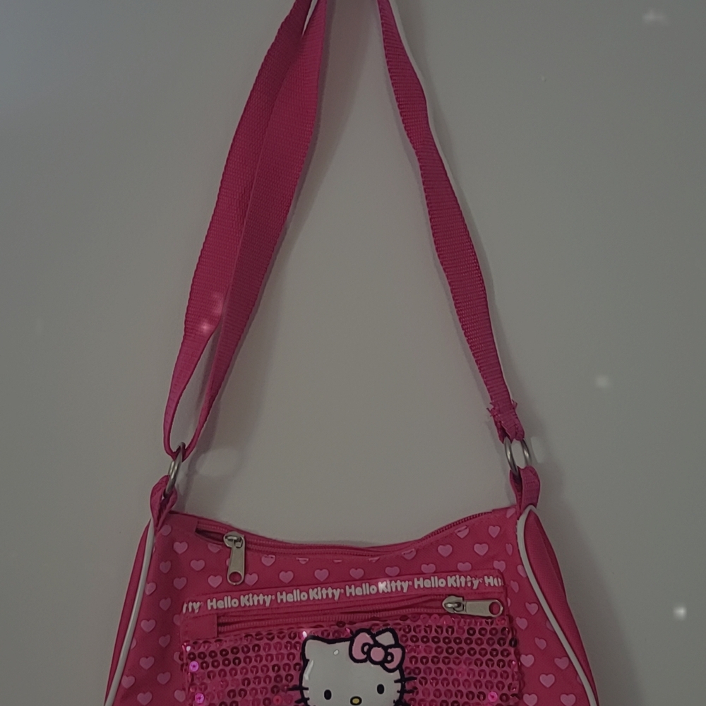 Hello Kitty Pink Crossbody Bag Glossy Finish